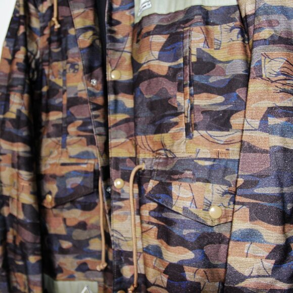 BNWT SS19 UNDERCOVER "BLOODY GEEKERS" CAMO COAT 2 - Picture 6 of 13